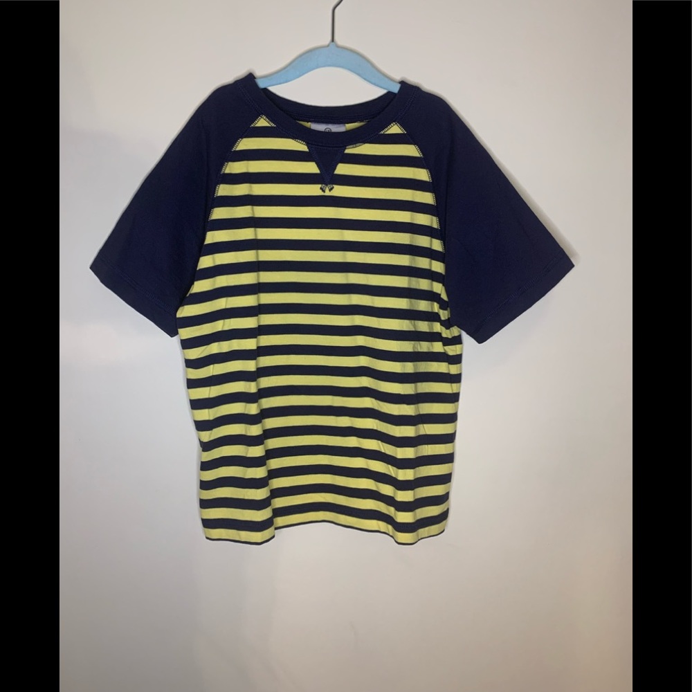 HANNA ANDERSSON STRIPED BASEBALL TEE JERSEY TOP